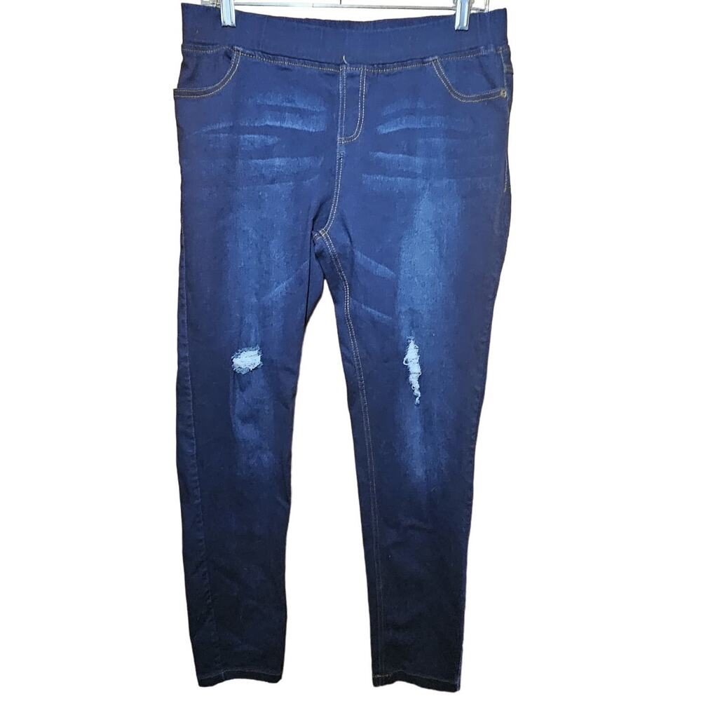 Destressed Jeggings with Pockets Size XL
